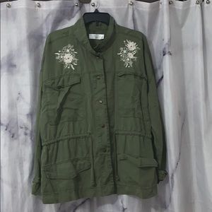 Embroidered Utility Jacket!